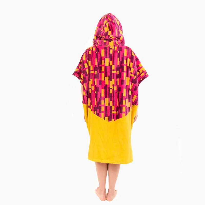 All In Jacquard Poncho Viola/Sun -1